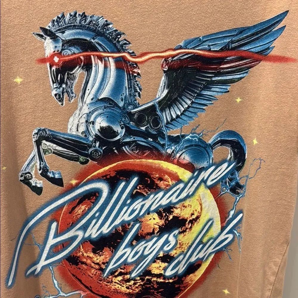 Billionaire Boys Club Tan and Blue Short Sleeve Tee size Medium - Picture 3 of 9